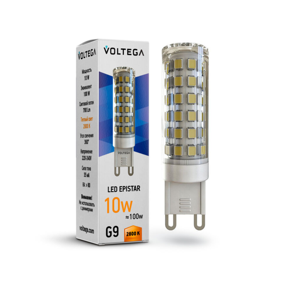 Светодиодная лампа Simple  Capsule 10W 2800K G9 (7038)