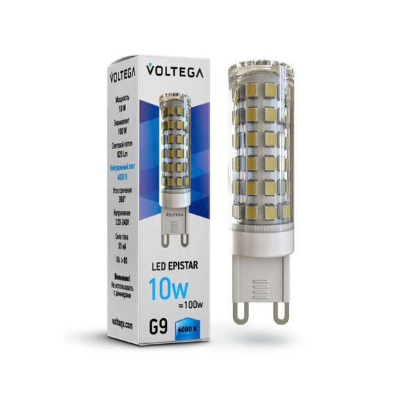 Светодиодная лампа Simple  Capsule 10W 4000K G9 (7039)