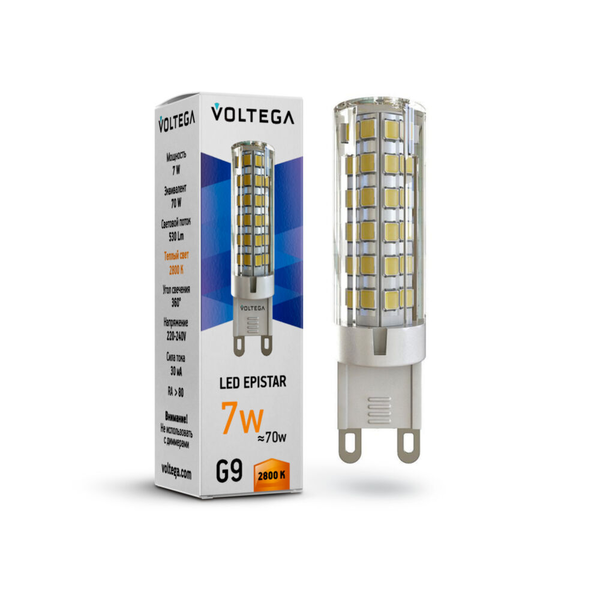 Светодиодная лампа Simple  Capsule 7W 2800K G9 (7036)