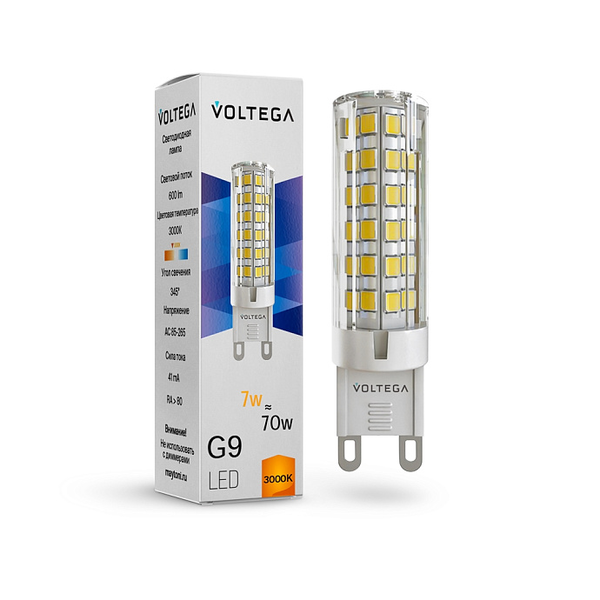 Светодиодная лампа Simple  Capsule 7W 3000K G9 (7187)