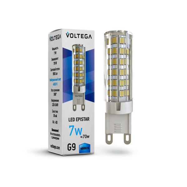 Светодиодная лампа Simple  Capsule 7W 4000K G9 (7037)