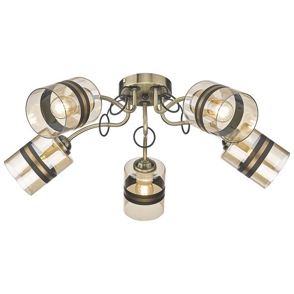 Светильник потолочный VELANTE 217-507-05 [E27, 5x40W]