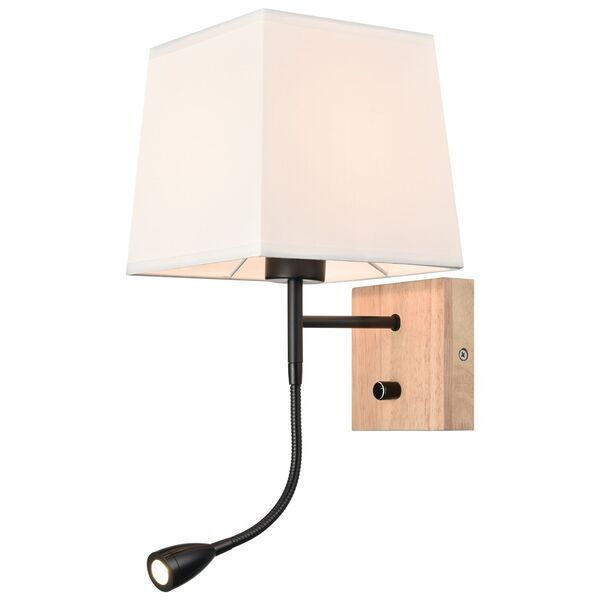Светильник настенный VELANTE 267-711-02 [1x40W + LED, 1x1W]