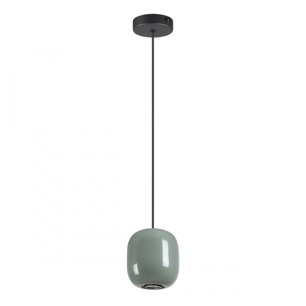 Подвес GU10 LED 4W OVALI 5053/1C PENDANT ODL24 311 черный/зеленый/металл