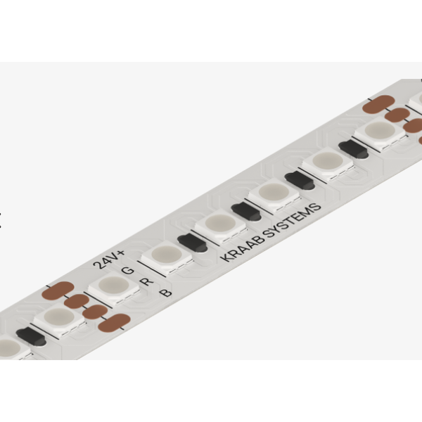 Светодиодная лента RGB 3838-144 24В 14.4Вт 10мм 5м PIXIE Kraab