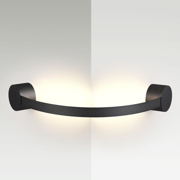 ((6667/12WL HIGHTECH ODL24 185  металл/черный Настенный гибкий светильник IP20 LED 12W 3000K STICH
