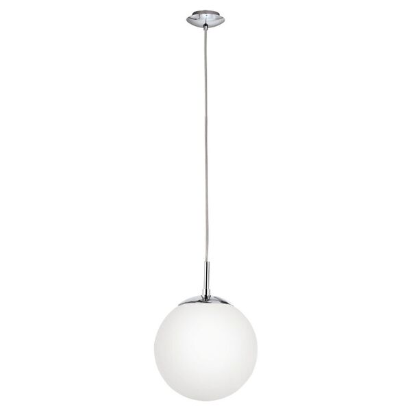 85261 Подвес RONDO, 1х60W (E27), Ø200, опаловый, белый