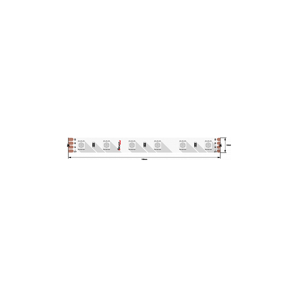 Лента светодиодная DesignLed LUX, 5050, 60 LED/м, 14,4 Вт/м, 24В, IP33, RGB (K)