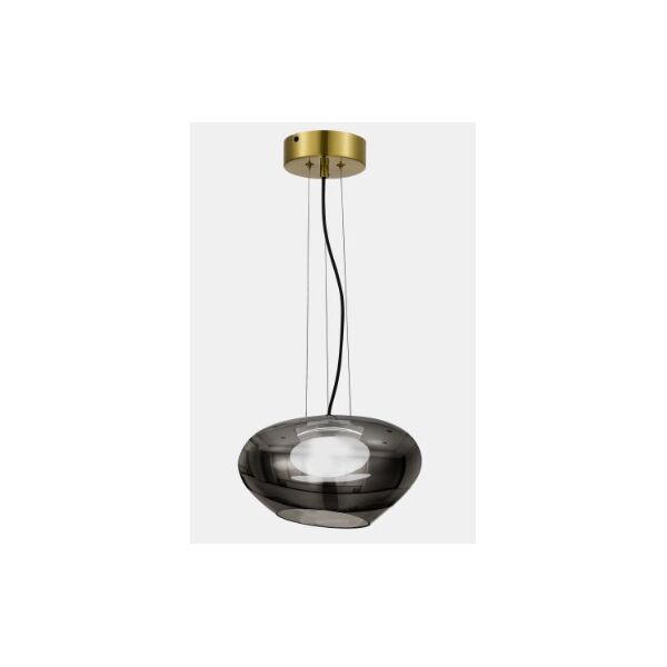 ((SL6019.303.01 Светильник подвесной ST-Luce Латунь/Дымчатый, Белый LED 1*10W 3000K