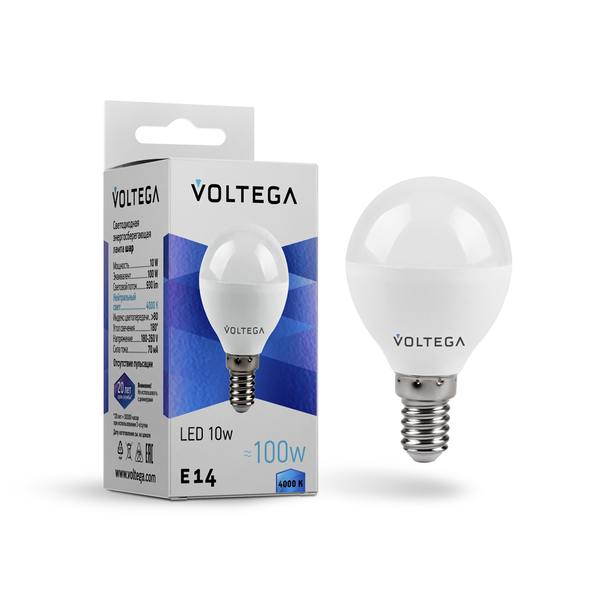 Светодиодная лампа Simple Globe 10W 4000K E14 (8454)