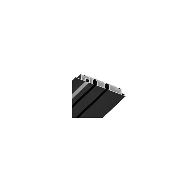 Карнизный профиль UMBRA шириной 140 мм, 3 м, черный