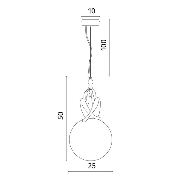 Подвесной светильник Divinare ELEGANZA 1042/06 SP-10