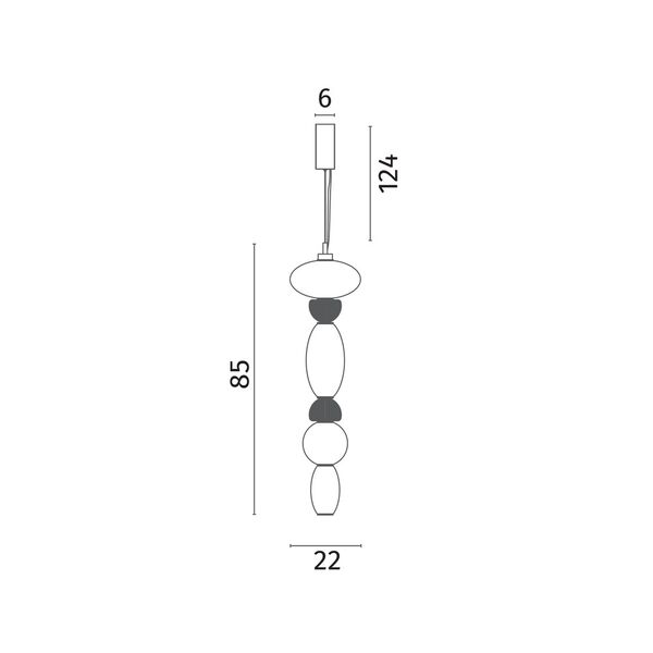 Подвесной светильник Divinare AMBRA 5016/17 SP-36