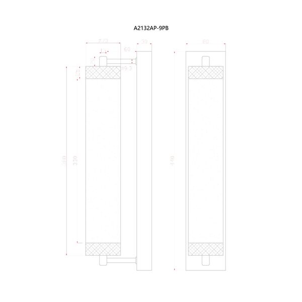 Настенный светильник Arte Lamp GALAXY A2132AP-9PB