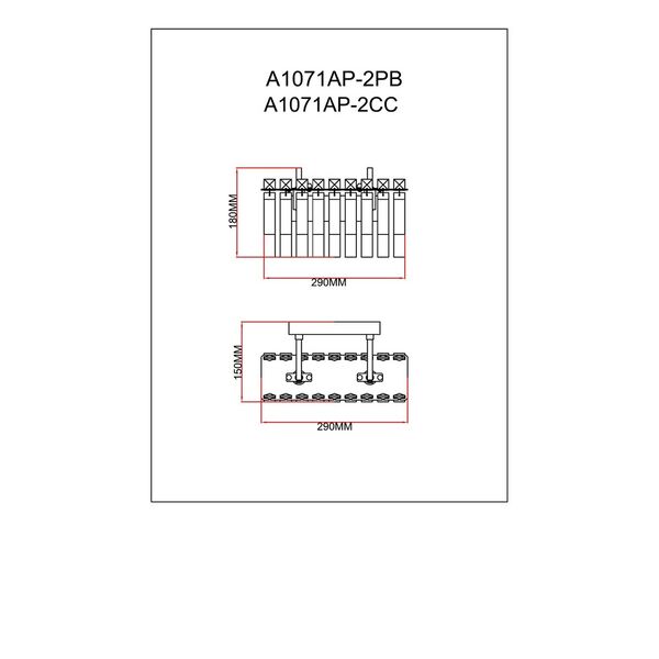 Настенный светильник Arte Lamp MAYOTTE A1071AP-2CC