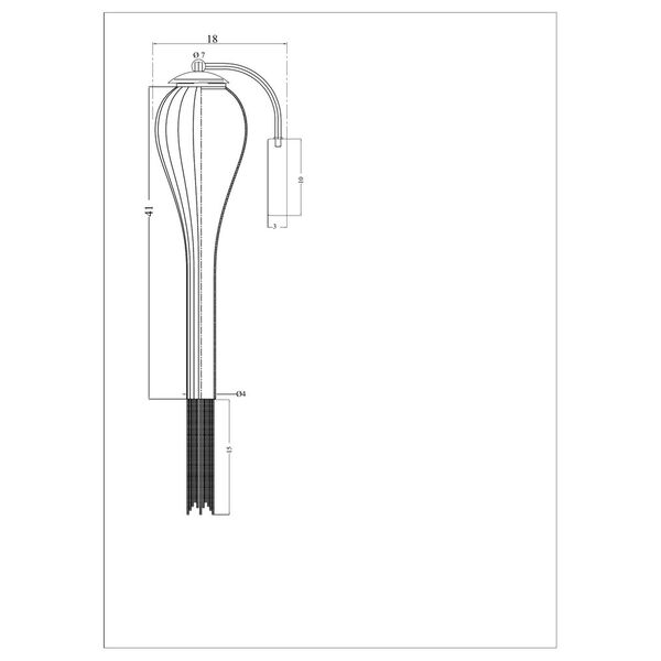 Бра Arte Lamp WATERFALL A1577AP-1GO