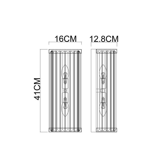 Настенный светильник Arte Lamp FORTUNA A1069AP-2CC