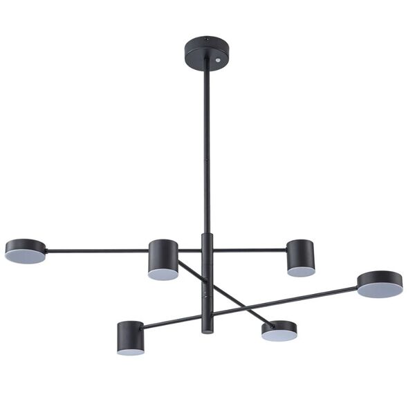 Люстра на штанге Arte Lamp STANLEY A2476PL-40BK