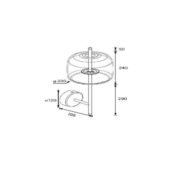 Бра Arte Lamp PADOVA A2404AP-1SM