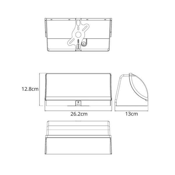 Уличный настенный светильник Arte Lamp FERRO A2920AL-1BK