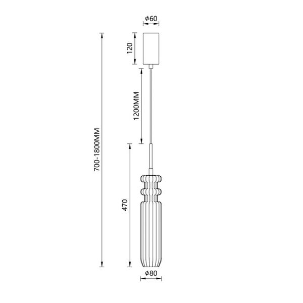 Подвесной светильник Arte Lamp CRYSTAL A2942SP-1CC