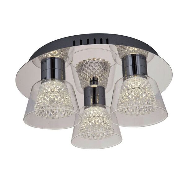 Светильник потолочный АЗАН [хром h 14 d 32 Led 9w (4000K)]