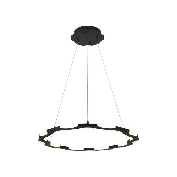 Подвесной светильник ТОР-БАЙТ черный [d67,5 h110 Led 60W (4000K)]