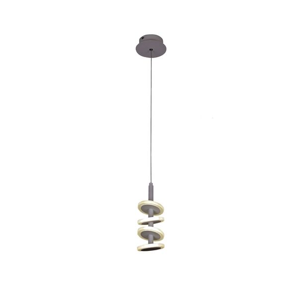 Подвесной светильник ПРУЖИНКИ белый [h110 Led 12W (4200K)]