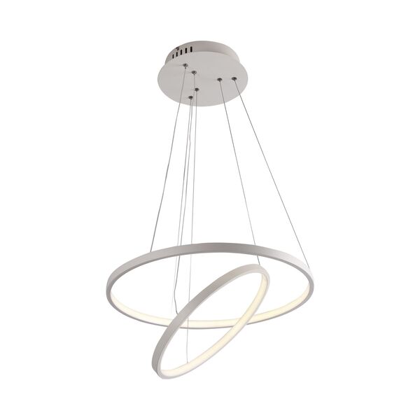 Подвесной светильник ТОР-ТРЕК белый [d50+35 h120 Led 30W (4000К)]