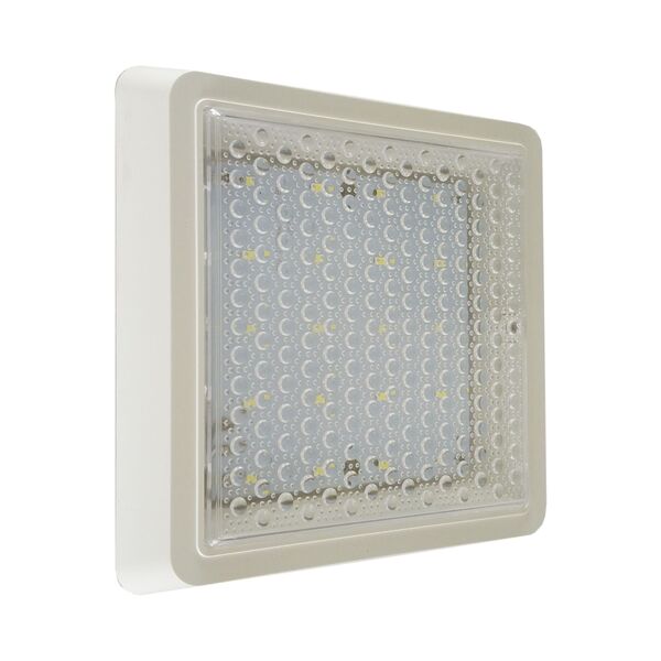 08583 Светильник СИГМА  белый w-18,5*18,5 h-3,5 LED 8w (4500K)