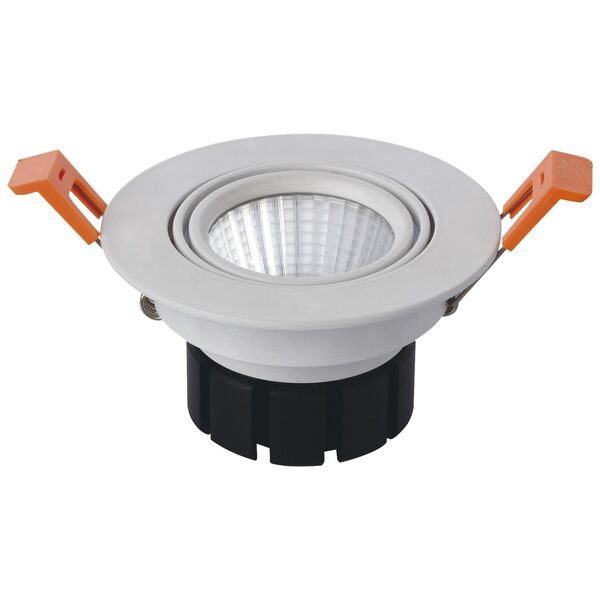 Светильник встраиваемый белый [d8,5 h5 Led 7W (4000K)]