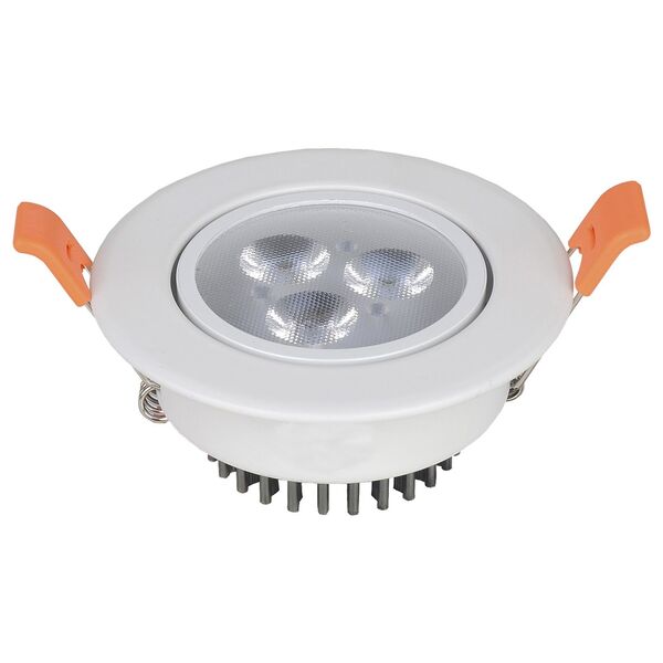 Светильник встраиваемый белый [d10,5 h7 Led 7W (4000K)]
