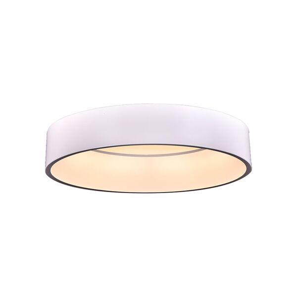 Светильник потолочный КРЕЙС [диммируемый белый D60 h15 Led 72W (3000-6000K) с пультом ДУ]