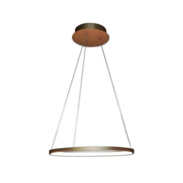 Подвесной светильник ТОР-ТРЕК матовое золото [d65 h120 Led 33W (4000K)]