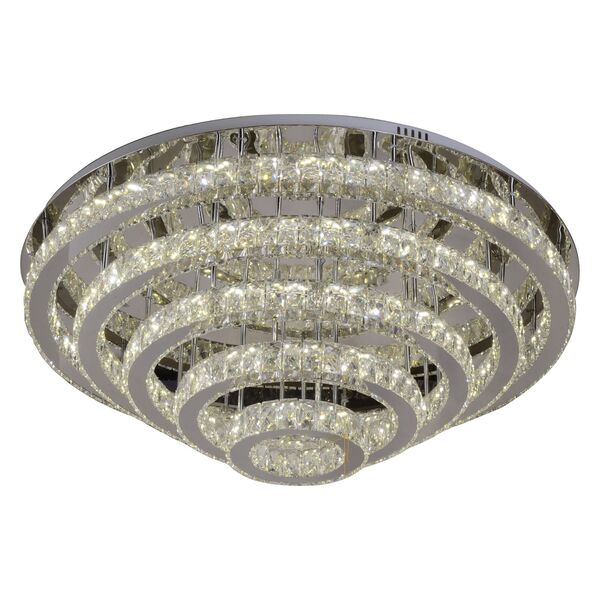 Люстра ТОР-КРИСТАЛЛ [хром h38 d100 Led 226W (3000-6000K) с пультом ДУ]