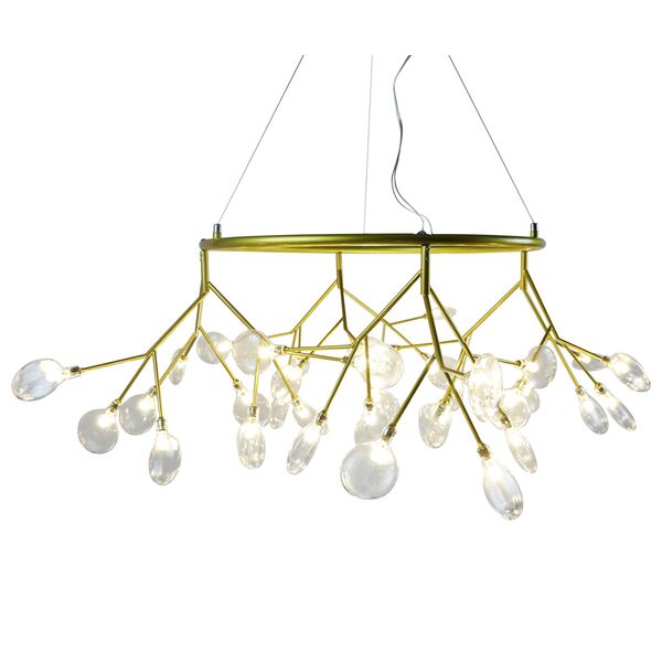 Люстра ВЕТТА [золото (прозрачные плафоны) d90 h40 G4 72W (Led)]