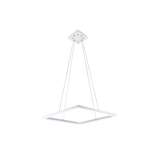 Подвесной светильник АЛЬТИС белый [d40 h110 Led 36W (4000K)]