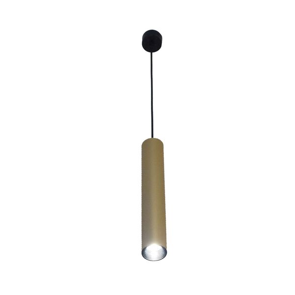 Подвесной светильник КАННА кофейный [d6,5 h133 Led 12W (4000K)]