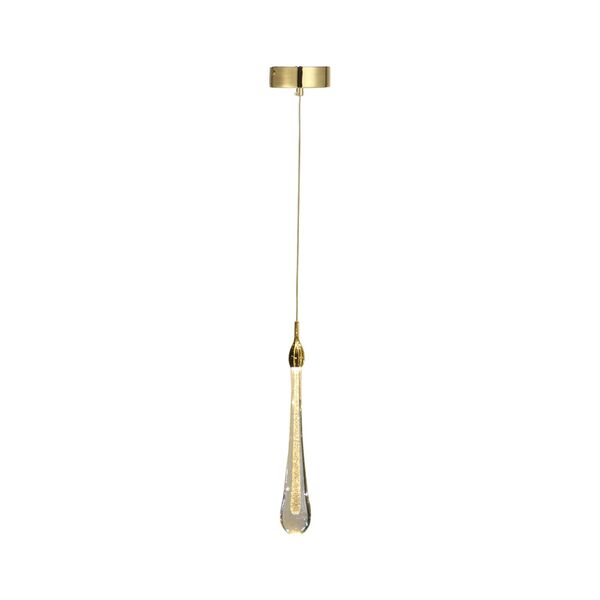 Подвесной светильник АСМЕР [золото d10 h150 Led 3W (3000k)]