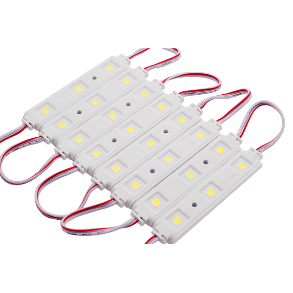 MDLUX53-12-WМодуль светодиодый SWG , 3LED, 0,72Вт, 12В, IP65, Цвет: 6000-6500 К Холодный белый, провод 9см