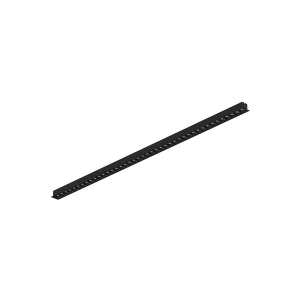 Donolux Led св-к встраиваемый, 42W, 1180х48мм, H36мм, 3415Lm, 34°, 3000К, IP20, корпус черный, черные модули, блок питания AC/DC 24V в комплекте