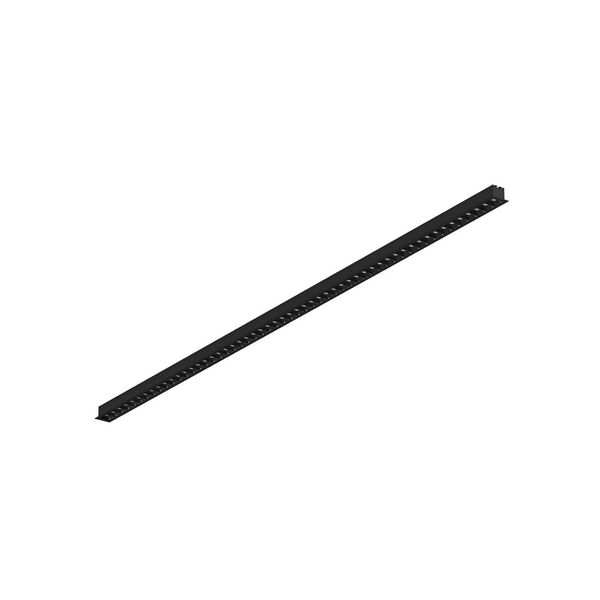 Donolux Led св-к встраиваемый, 54W, 1448х48мм, H36мм, 4387Lm, 34°, 3000К, IP20, корпус черный, черные модули, блок питания AC/DC 24V в комплекте