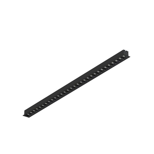 Donolux Led св-к встраиваемый, 30W, 810,9х48мм, H36мм, 2440Lm, 34°, 3000К, IP20, корпус черный, черные модули, блок питания AC/DC 24V в комплекте
