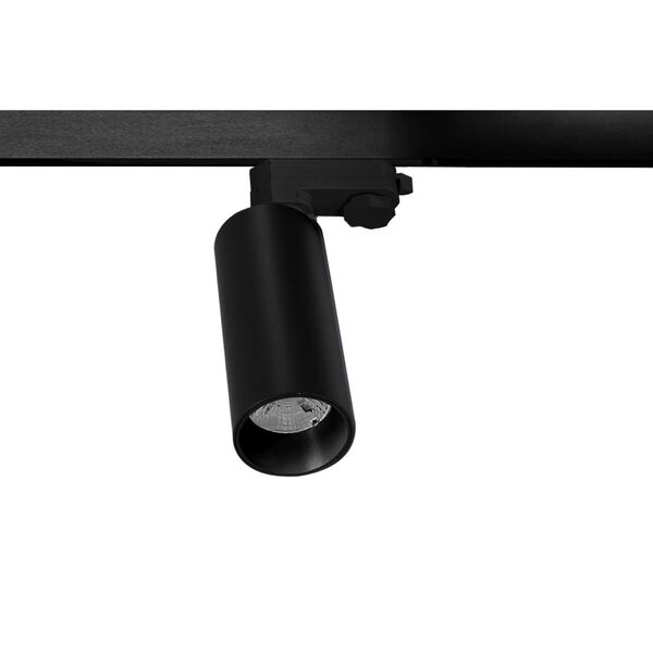 Donolux Led св-к трековый[30Вт, D74хH250мм, 1993Лм, 38°, 4000К, IP20, Ra >90, черный RAL9005,блок питания в комплекте]