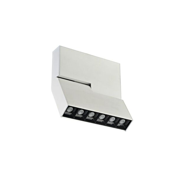 Donolux Led св-к накладной, [АС220-240В, 12Вт, L164хW34 мм, H181 мм 3000K, 900 LM, 34°, IP20, Ra >80 белый порошковый,блок питания в комплекте]