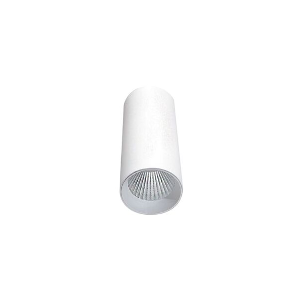 Donolux Led св-к накладной, [20Вт, D74хH180мм, 1596Лм, 38°, 4000К, IP20, Ra >90, белый RAL9003,блок питания в комплекте]