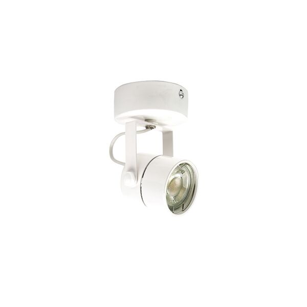 Donolux Led св-к накладной поворотный, [GU10, D57хH142мм, IP20, белый RAL9003, без лампы]