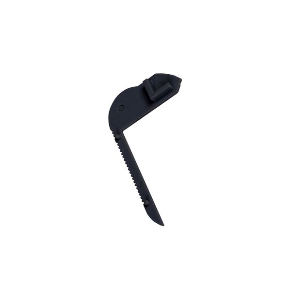 Donolux алюминиевая боковая глухая заглушка для профиля DL18508, черная