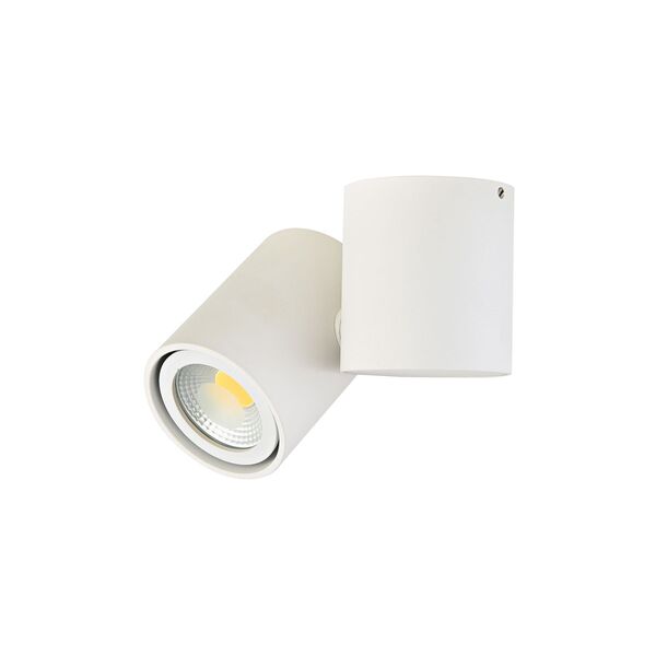 Donolux EVA [Светильник накладной, алюминий, поворотный, max 50W, MR16, GU10, IP20, D60x123 H100мм, Белый, лампа в комплект не входит]