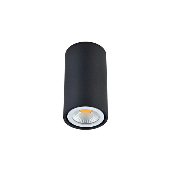Donolux Светильник накладной, [алюминий, неповоротный, max 50W, MR16, GU10, IP20, D60 H110мм, Черный, лампа в комплект не входит]